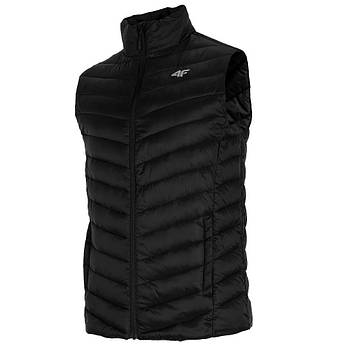 Чоловічий жилет 4F чорний KUMP001-20S, Чорний, Розмір (EU) — M