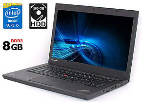 Ноутбук Lenovo ThinkPad T440 / 14" (1366x768) TN / Intel Core i5-4300U (2) ядра по 1.9 — 2.9 GHz) / 8 GB, фото 2