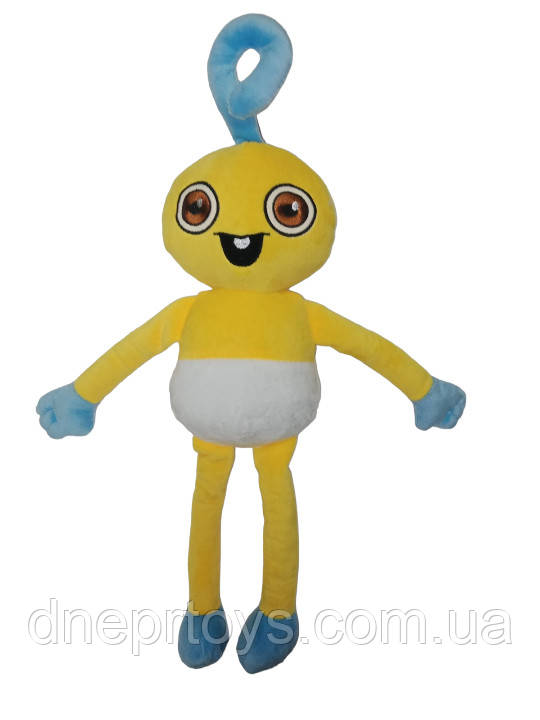 М'яка іграшка Хаггі Ваггі дитина син Мак, малюк жовтий довгі ноги, Huggy Wuggy 50 см (00517-7), фото 1