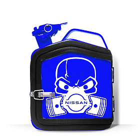 Каністра-бар на 5 л. з принтом на подарунок чоловікові "Nissan"