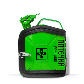 Каністра-бар на 5 л. з принтом на подарунок медичному працівнику "Аптечка для душі"