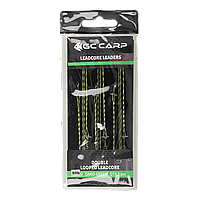 Оснащення GC Double Looped Leadcore 50lb(3шт)Caмo Green