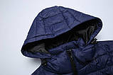Чоловіча куртка демісезонна з капюшоном у великому розмірі з електропідігрівом, фото 3
