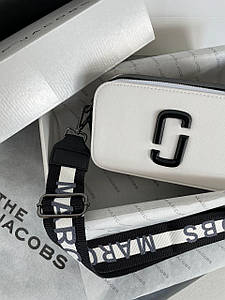 Жіноча Сумка Marc Jacobs The Snapshot White Black