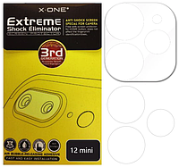 Захисна плівка камери iPhone 12 mini/12 прозора протиударна Extreme Shock Eliminator X-One комплект 2