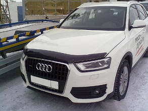 Мухобійка VT-52 Дефлектор на капот ВТ (Віп) для AUDI Q3 (кузов 8U) 2011-2018