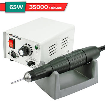 Фрезер для нігтів Strong 90 65W 35 000об універсальний апарат для манікюру та педикюру Стронг 90