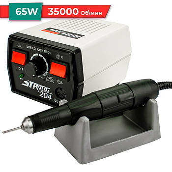Універсальний фрезер для манікюру Strong 204 65 W 35000б професійний потужний апаратний манікюр Стронг