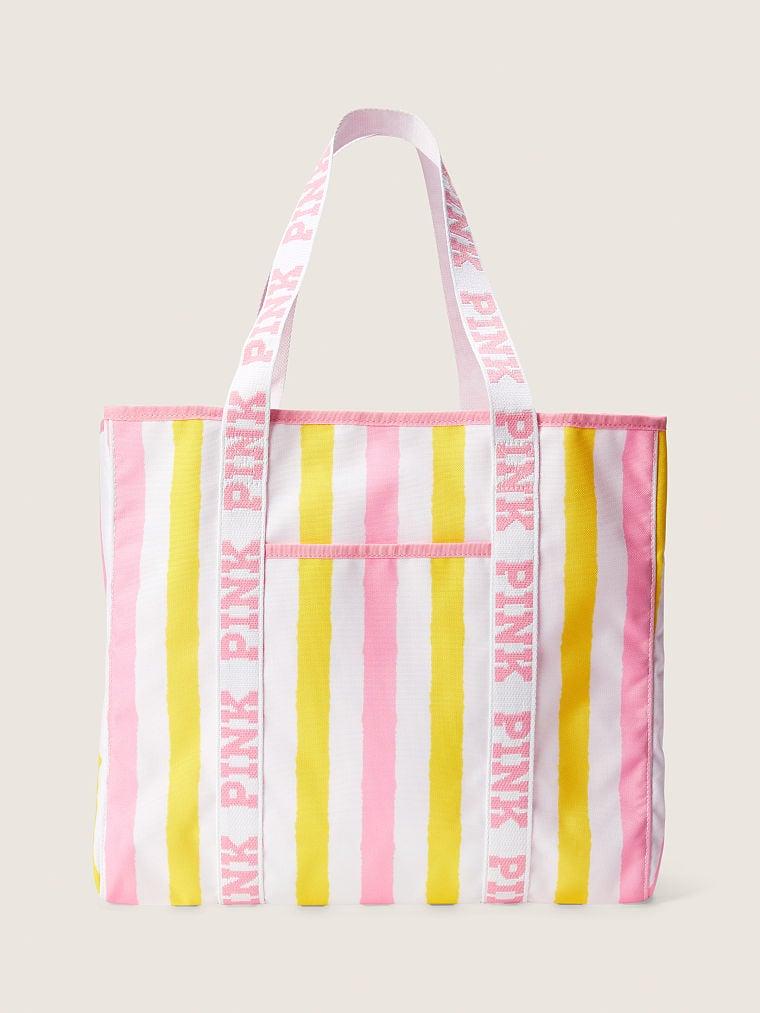 Пляжная сумка Victoria's Secret PINK Summer Glow Beauty Tote с косметичкой в комплекте - фото 4 - id-p1399085234