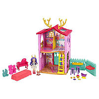 Набор домик Энчантималс Лесной домик Олененка Данессы Enchantimals Cozy Deer House Playset