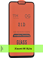 Защитное стекло Xiaomi Redmi Mi 8 Lite \ Защитное стекло Mi8 Lite (полная поклейка на весь экран)