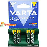 Varta Power 800 mAh Recharge LSD в блистере (AAA), Ni-Mh, RTU. Цена за уп. 4 шт.