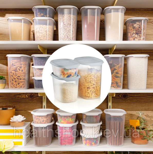 Набiр контейнерів «One Touch Fresh» 3 шт. Tupperware (Оригінал) Тапервер