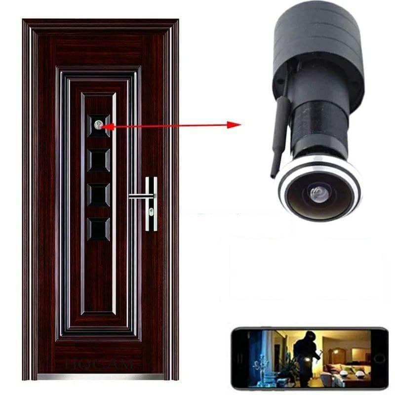 Охоронна дверна WiFi IP камера HQcam HQ-MW166. Дверний вічок 1080P. Tuya Smart або Smart Life