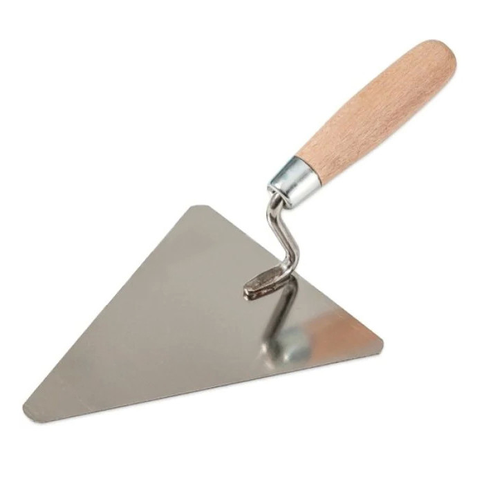 Кельма трикутник дерев'яна ручка, фото 1