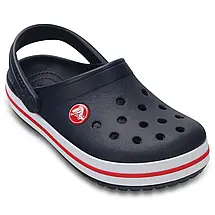 Crocs Kids’ Crocband Clog Navy / Red — Дитячі Сабо Крокс Крокбенд Сині з Червоним | Оригінал, фото 6