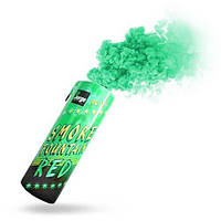 Кольорова ручна димова шашка Зелений Дим (час: 60 секунд, колір диму: зелений)