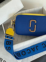 Женская Сумка Marc Jacobs The Snapshot Blue Yellow