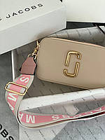 Женская Сумка Marc Jacobs The Snapshot Beige Pink