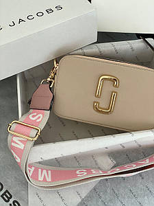 Жіноча Сумка Marc Jacobs The Snapshot Beige Pink