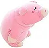 М'яка Іграшка Антистрес Подушка Свинка Рожева 45,55, 70, 90 см, фото 2