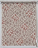 Рулонна штора Дамаск Світло-коричневий