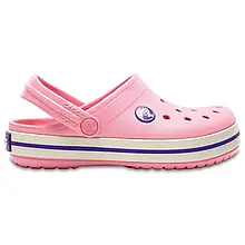 Crocs Kids’ Crocband Clog Peony Pink / Stucco — Дитячі Сабо Крокс Крокбенд Пудрово-рожеві | Оригінал