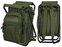 Универсальный Рюкзак со стулом 20 литров до 120 кг Mil-Tec от Sturm (14059001) Olive