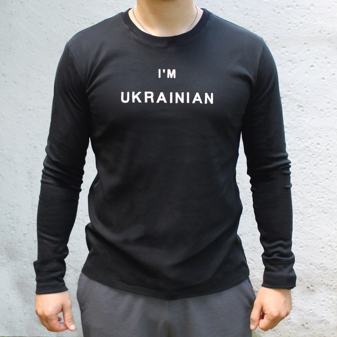 Реглан чоловічий з вишивкою i"m ukrainian