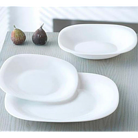 Столовый сервиз 18пр. Luminarc Carine White набор посуды люминарк, набор квадратных тарелок