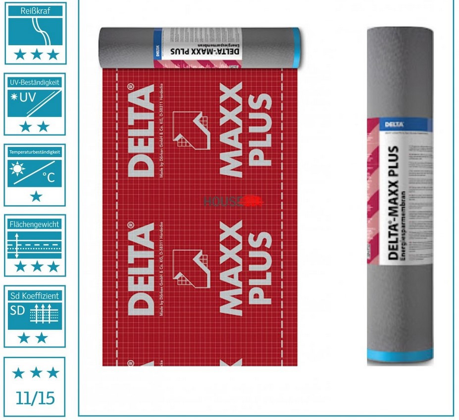 Dorken Delta Maxx Plus Дифузійна мембрана 75 м. кв