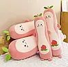 М'яка Іграшка Авокадо Подушка Обіймашка Рожева 75,90,115 см, фото 3