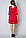 Червоне плаття трикотажне, фото 2