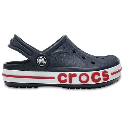 Crocs Kids’ Bayaband Clog Navy — Дитячі Сабо Крокс Баябенд Темно-Сині | Оригінал, фото 1