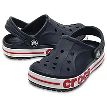 Crocs Kids’ Bayaband Clog Navy — Дитячі Сабо Крокс Баябенд Темно-Сині | Оригінал, фото 3