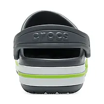 Crocs Kids’ Bayaband Clog Charcoal — Дитячі Сабо Крокс Баябенд Графітові | Оригінал, фото 6