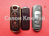 Black and Gold Чохол для ключа Mazda, фото 2