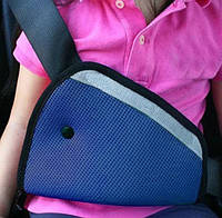 Адаптер автомобильного ремня безопасности для детей, накладка для ремня безопасности от 9 до 36 кг Синий