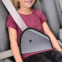 Адаптер автомобільного ременя безпеки для дітей, накладка для ременя безпеки від 9 до 36 кг Сірий