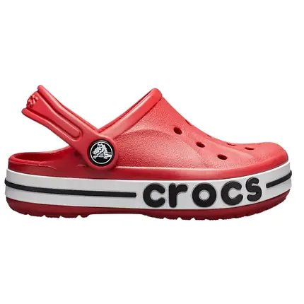 Crocs Kids’ Bayaband Clog Pepper — Дитячі Сабо Крокс Баябенд Червоні | Оригінал, фото 1