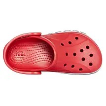 Crocs Kids’ Bayaband Clog Pepper — Дитячі Сабо Крокс Баябенд Червоні | Оригінал, фото 5