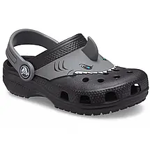Crocs Kids Fun Lab Classic Clog I AM Shark Black Дитячі Сабо Крокс Акула — Оригінал, фото 5
