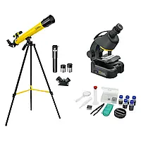 Мікроскоп National Geographic Junior 40x-640x + Телескоп 50/600