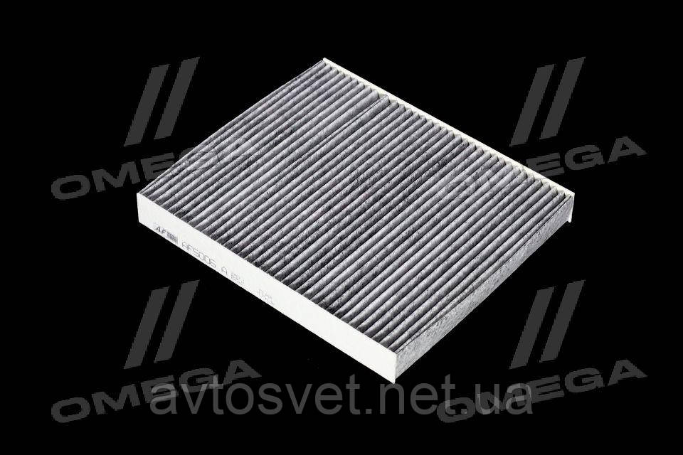 Фільтр салону SKODA FABIA 99-, ROOMSTER 06-, AUDI A2, VW POLO 02- вугільний (вир-во ALPHA FILTER) AF5006a (Kr)