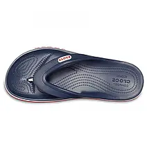 Crocs Bayaband Flip Navy — Чоловічі та Жіночі В'єтнамки Крокс Баябенд Темно-сині, фото 4