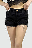 Джинсові шорти Bershka 3420/269/800 чорні M, фото 4