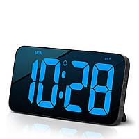 Настольные электронные часы Mids с большими цифрами и календарем. Настенные цифровые часы.