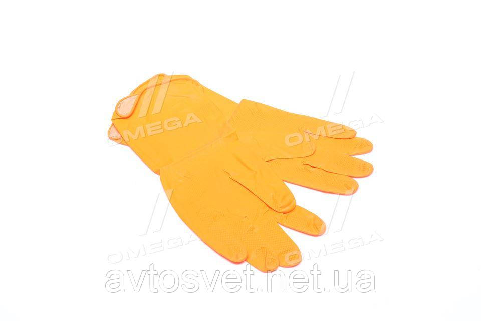 Рукавички універсальні господарські, латексні розмір L (DOLONI) 4546 (Kr)