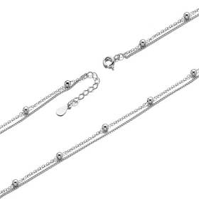 Браслет срібний жіночий 925 проби, ніжний браслет зі срібла на руку для дівчини