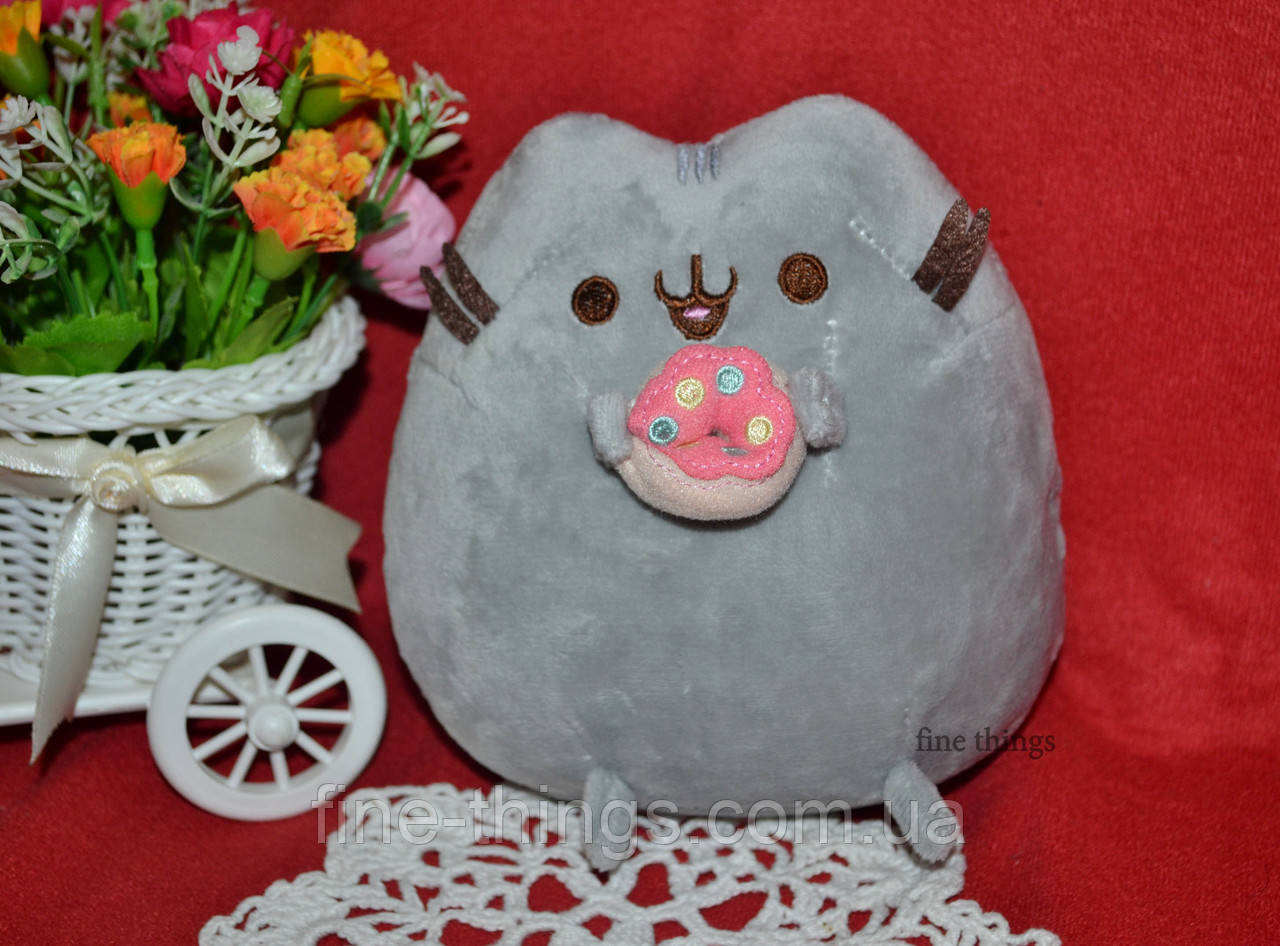 Купить Пушин, игрушка мягкая плюшевая кот Пушин кэт Pusheen cat с ...